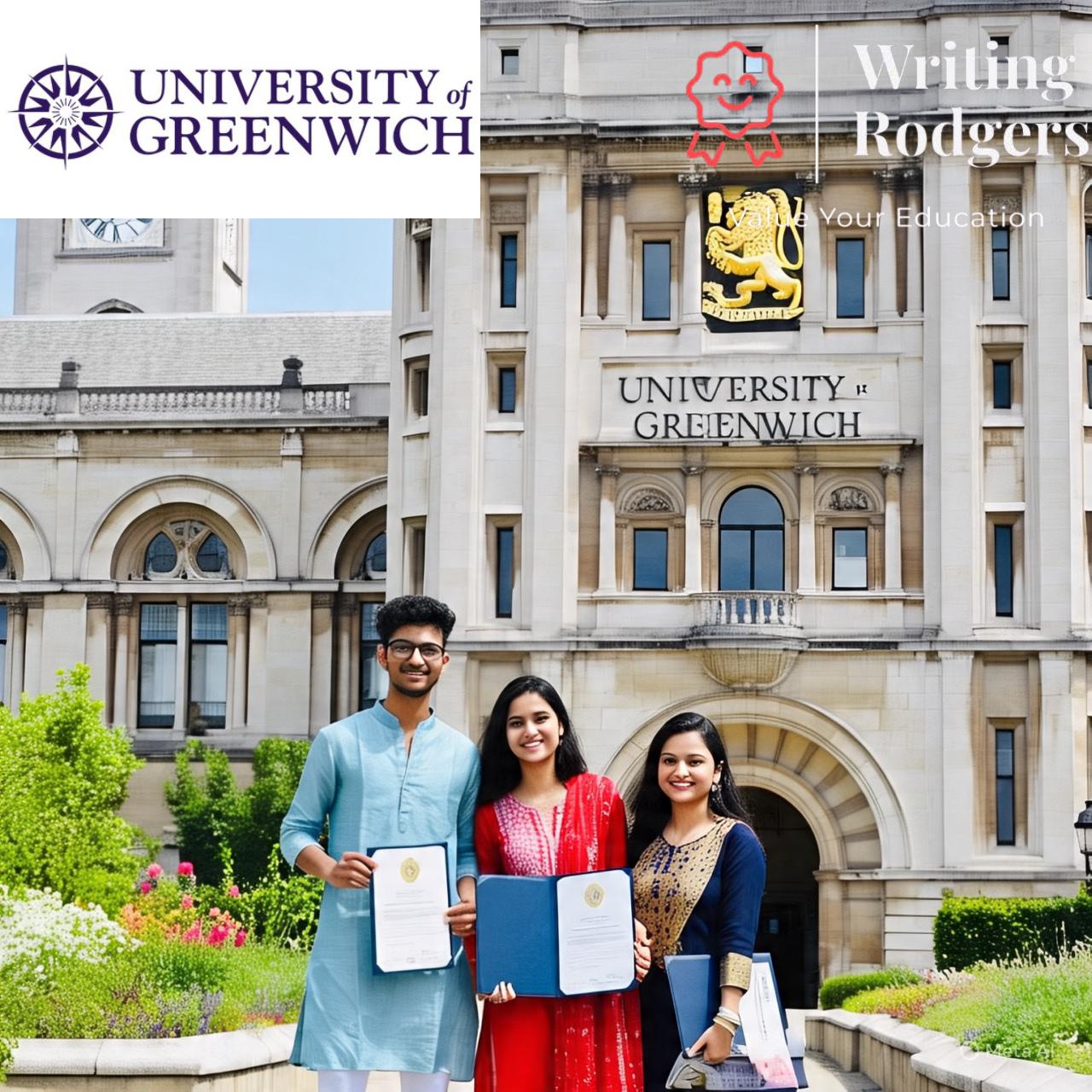 University of Greenwich student working on an assignment